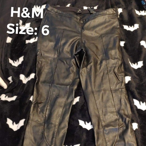 pleather skinny jeans